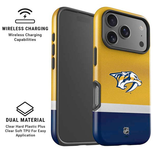 NHL Nashville Predators Alternate Jersey iPhone 17 Pro Max Magsafe Impact Case