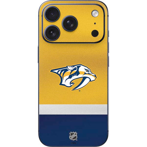 NHL Nashville Predators Alternate Jersey iPhone 17 Pro Max Skin