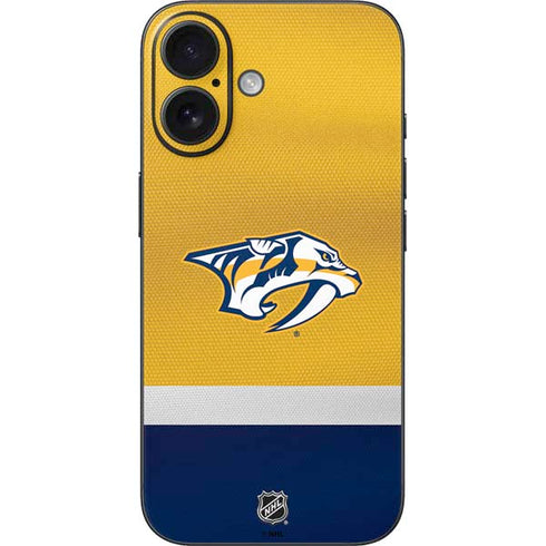 NHL Nashville Predators Alternate Jersey iPhone 17 Skin