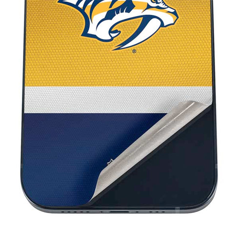 NHL Nashville Predators Alternate Jersey iPhone 17 Skin