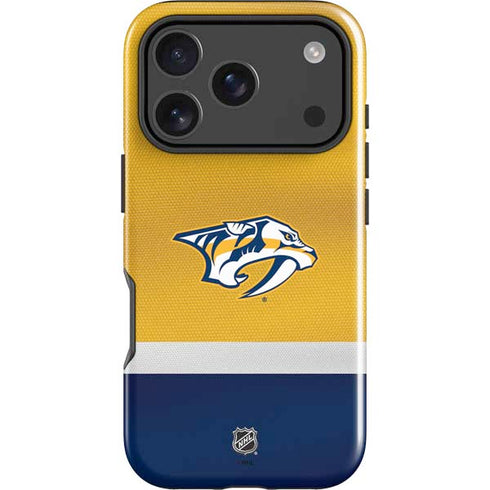 NHL Nashville Predators Alternate Jersey iPhone 18 Pro Impact Case