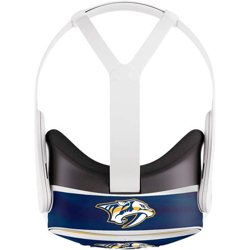 NHL Nashville Predators Alternate Jersey Meta Quest 3S Skin