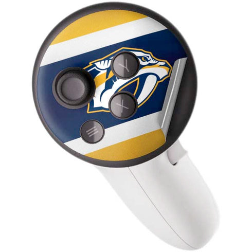 NHL Nashville Predators Alternate Jersey Meta Quest 3S Skin