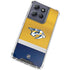 NHL Nashville Predators Alternate Jersey Moto G 5G (2025) Clear Case