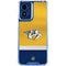 NHL Nashville Predators Alternate Jersey Moto G 5G (2024) Clear Case