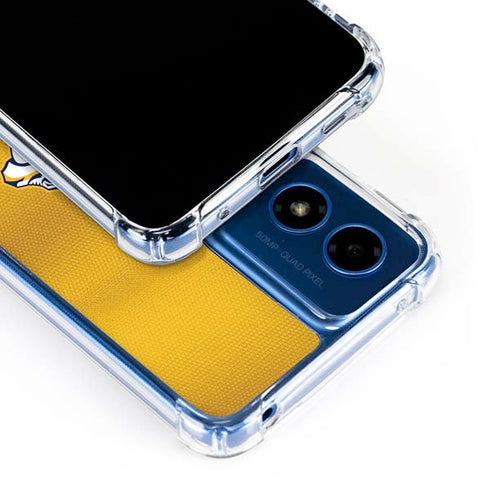 NHL Nashville Predators Alternate Jersey Moto G 5G (2024) Clear Case