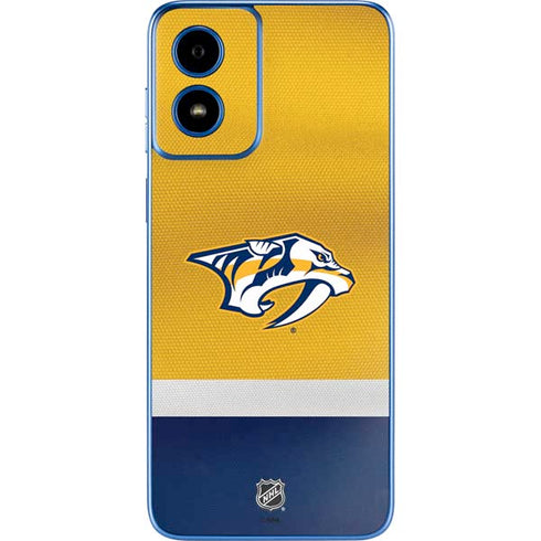 NHL Nashville Predators Alternate Jersey Moto G Play 4G (2024) Skin