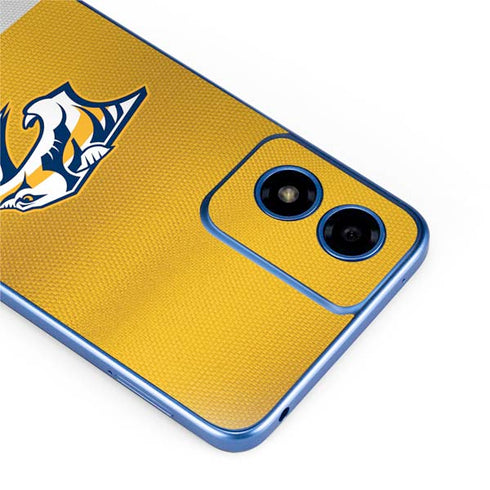 NHL Nashville Predators Alternate Jersey Moto G Play 4G (2024) Skin