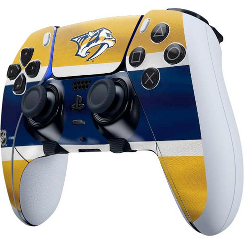 NHL Nashville Predators Alternate Jersey PS5 DualSense Edge Pro Controller Skin
