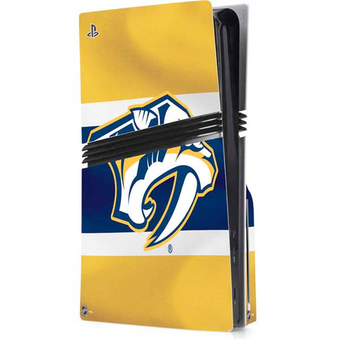 NHL Nashville Predators Alternate Jersey PS5 Pro Disk Console Skin