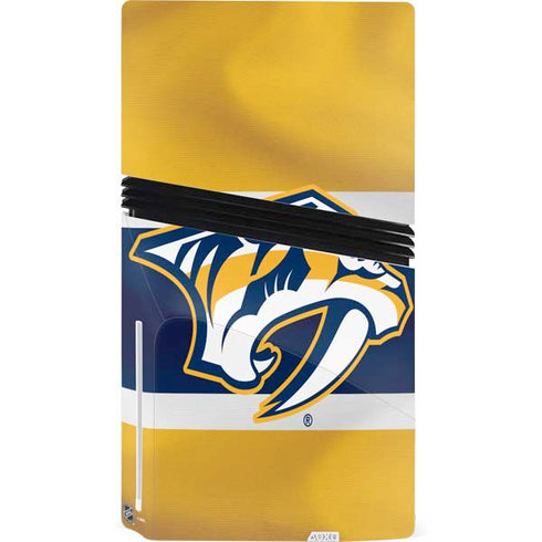 NHL Nashville Predators Alternate Jersey PS5 Pro Disk Console Skin