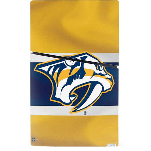 NHL Nashville Predators Alternate Jersey PS5 Slim Digital Edition Console Skin