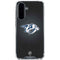 NHL Nashville Predators Black Background Galaxy A36 5G Clear Case