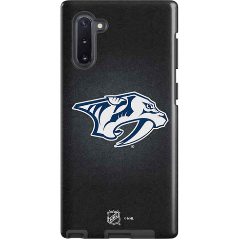 NHL Nashville Predators Black Background Galaxy Cases