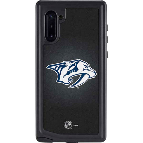 NHL Nashville Predators Black Background Galaxy Cases