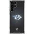 NHL Nashville Predators Black Background Galaxy S23 Ultra Clear Case