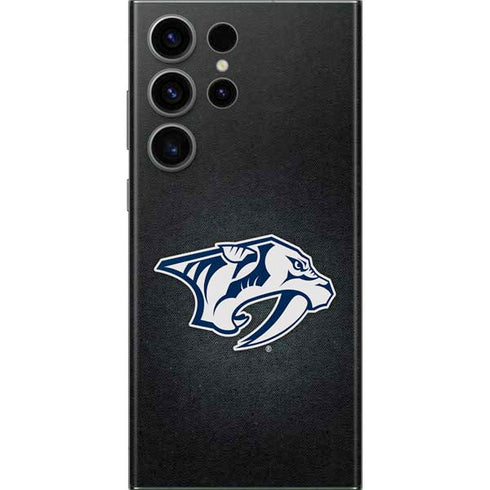 NHL Nashville Predators Black Background Galaxy Skins