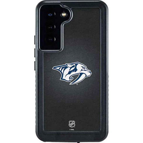 NHL Nashville Predators Black Background Galaxy S24 Plus Waterproof Case