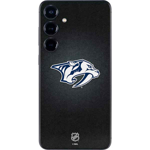 NHL Nashville Predators Black Background Galaxy S25 Skin