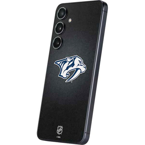 NHL Nashville Predators Black Background Galaxy S24 Skin