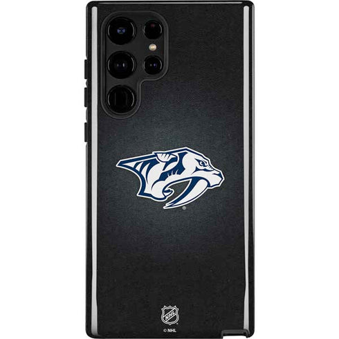 NHL Nashville Predators Black Background Galaxy S25 Ultra Impact Case