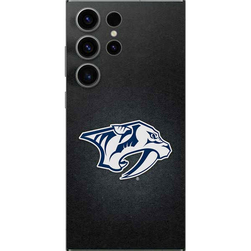 NHL Nashville Predators Black Background Galaxy S24 Ultra Skin