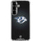 NHL Nashville Predators Black Background Galaxy S26 Plus Clear Case