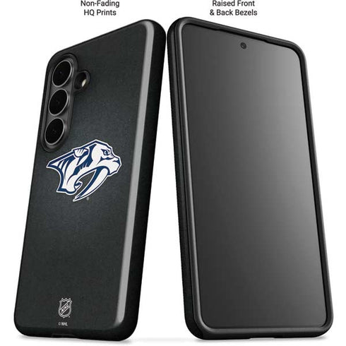 NHL Nashville Predators Black Background Galaxy S26 Plus Impact Case