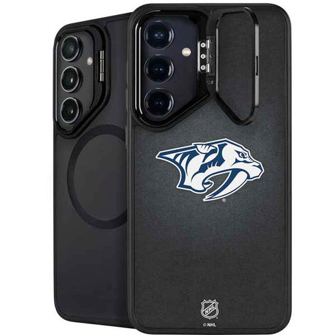 NHL Nashville Predators Black Background Galaxy S26 Plus Kickstand Case