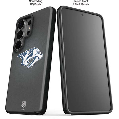 NHL Nashville Predators Black Background Galaxy S26 Ultra Impact Case
