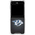 NHL Nashville Predators Black Background Galaxy Z Flip6 Clear Case