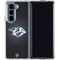 NHL Nashville Predators Black Background Galaxy Z Fold5 5G Clear Case