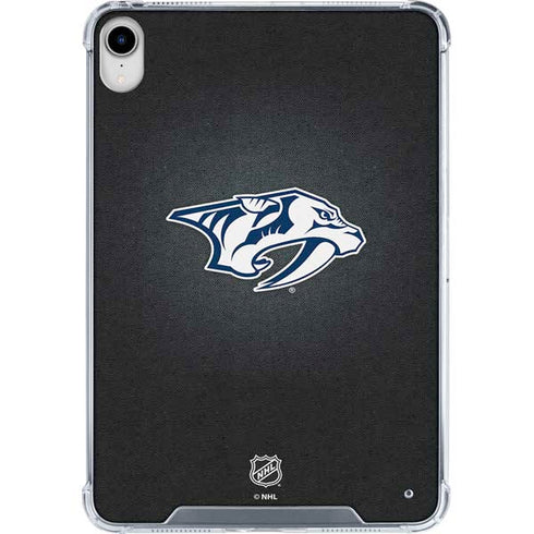 NHL Nashville Predators Black Background iPad 11th Gen (2025) Clear Case