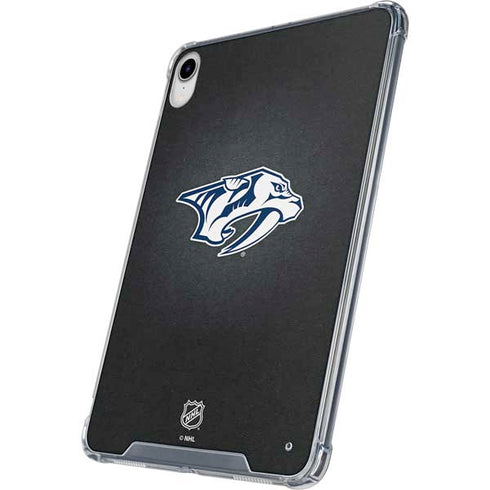 NHL Nashville Predators Black Background iPad 11th Gen (2025) Clear Case