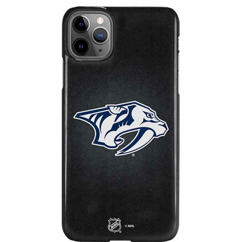 NHL Nashville Predators Black Background iPhone Cases