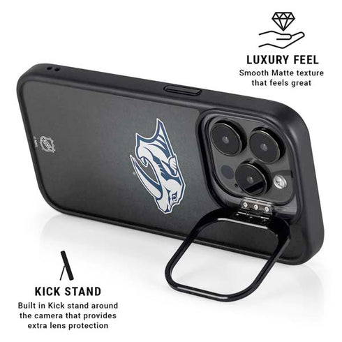 NHL Nashville Predators Black Background iPhone 13 Pro Kickstand Case