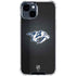 NHL Nashville Predators Black Background iPhone 15 Clear Case