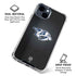 NHL Nashville Predators Black Background iPhone 15 Clear Case