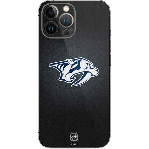 NHL Nashville Predators Black Background iPhone 15 Pro Max Skin