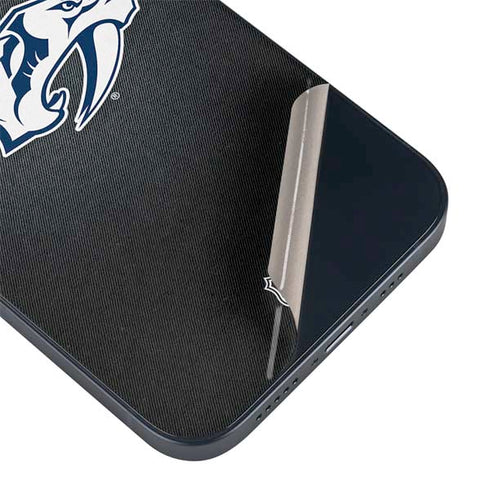 NHL Nashville Predators Black Background iPhone 15 Skin