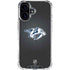 NHL Nashville Predators Black Background iPhone 16 Clear Case