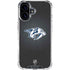 NHL Nashville Predators Black Background iPhone 16 Plus Clear Case
