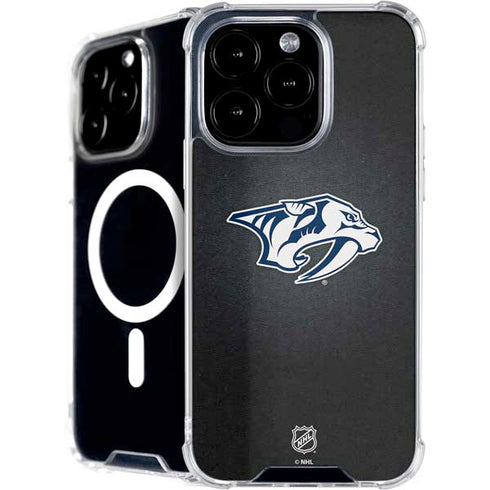 NHL Nashville Predators Black Background iPhone 16 Pro MagSafe Case