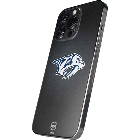 NHL Nashville Predators Black Background iPhone 16 Pro Max Skin