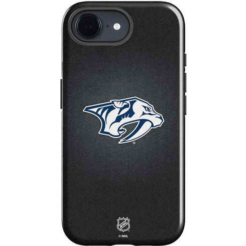 NHL Nashville Predators Black Background iPhone 16e Impact Case