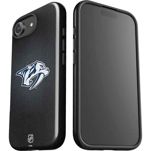 NHL Nashville Predators Black Background iPhone 16e Impact Case