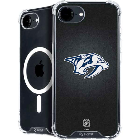 NHL Nashville Predators Black Background iPhone 16e MagSafe Case