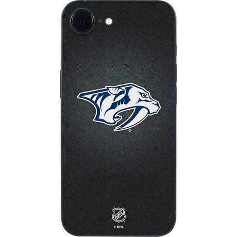 NHL Nashville Predators Black Background iPhone 16e Skin