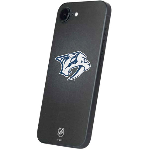 NHL Nashville Predators Black Background iPhone 16e Skin