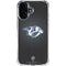 NHL Nashville Predators Black Background iPhone 17 Clear Case